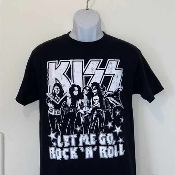 Unisex KISS Let Me Go Rock ‘N’ Roll T-Shirt - Picture 2 of 8